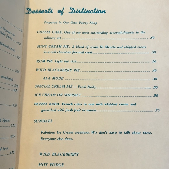 Johnnys  dock restaurant Tacoma, Washington Wood menu vintage - Picture 8 of 11